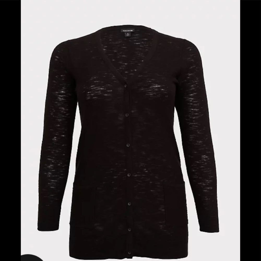 TORRID BLACK CARDIGAN